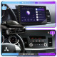 Штатная магнитола Lesko для Mitsubishi Lancer X Рестайлинг 2011-2015 экран 10" 4/64Gb CarPlay 4G Wi-Fi GPS Prime