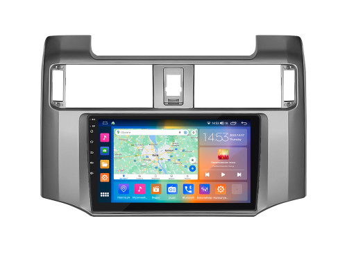 Штатная магнитола Lesko для Toyota 4Runner V 2009-2013 экран 9" 4/64Gb CarPlay 4G Wi-Fi GPS Prime