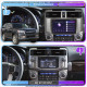 Штатная магнитола Lesko для Toyota 4Runner V 2009-2013 экран 9" 6/128Gb 4G Wi-Fi GPS Top