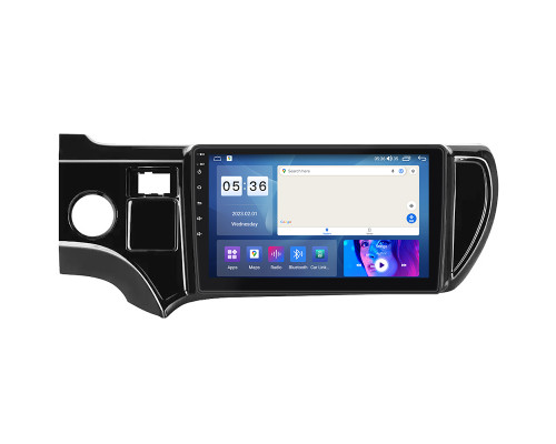 Штатная магнитола Lesko для Toyota Aqua I 2011-2014 экран 9" 4/64Gb CarPlay 4G Wi-Fi GPS Prime