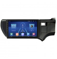 Штатная магнитола Lesko для Toyota Aqua I right wheel 2011-2021 экран 9" 4/64Gb 4G Wi-Fi GPS Top