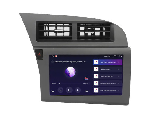 Штатная магнитола Lesko для Audi RS 6 II (C6) 2007-2012 экран 9" 4/64Gb 4G Wi-Fi GPS Top