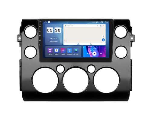 Штатная магнитола Lesko для Toyota FJ Cruiser  2006-н.в. экран 9" 4/64Gb CarPlay 4G Wi-Fi GPS Prime