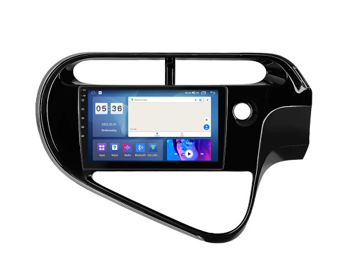 Штатная магнитола Lesko для Toyota Prius c I Рестайлинг 2015-н.в. экран 9" 4/64Gb CarPlay 4G Wi-Fi GPS Prime