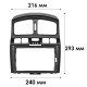 Переходная рамка Hyundai Santa Fe 2000-2006 (7258) 9"