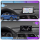 Штатная магнитола Lesko для Audi RS Q3 I (8U) 2013-2015 экран 9" 4/64 QLED CarPlay 4G Wi-Fi GPS 360 Prime
