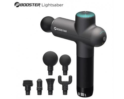 Професійний ударний масажер Booster Lightsaber (24V) для тіла – ефективний пристрій для відновлення та розслаблення м'язів.