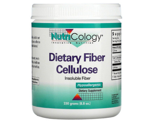 Волокно натуральне, Fiber, Nutricology, 250 г