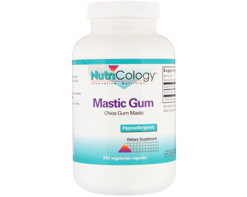 Смола мастикового дерева, Mastic Gum, Nutricology, 240 кап.