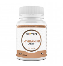 L-теанін, L-Theanine, Biotus, 600 мг, 60 капсул