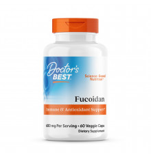Фукоїдан 70%, Fucoidan 70%, Doctor's Best, 300 мг, 60 вегетаріанських капсул
