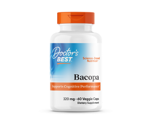 Бакопа, Бaкoпa With Synapsa, Doctor's Best, 320 мг, 60 капсул