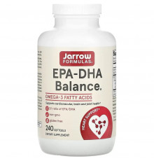 Риб'ячий жир баланс, Fish Oil EPA-DHA Balance, Jarrow Formulas, для підтримки серцево-судинної системи, 2000 мг, 240 капсул (1000 мг у капсулі)