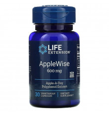 Поліфеноли яблучні, AppleWise, Life Extention, екстракт, 600 мг, 30 вегетаріанських капсул