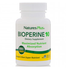 Біоперін, Bioperine, Nature's Plus, 10 мг, 90 капсул