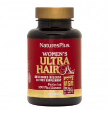 Вітаміни для волосся для жінок, Women's Ultra Hair Plus, Nature's Plus, 60 таблеток із уповільненим вивільненням
