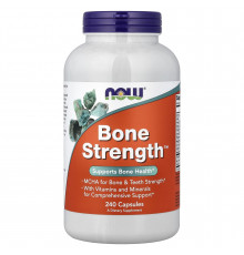 Міцні кістки, Bone Strength, Now Foods, 240 капсул