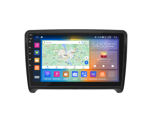 Штатная магнитола Lesko для Audi TT II (8J) 2006-2010 экран 9" 4/64Gb CarPlay 4G Wi-Fi GPS Prime