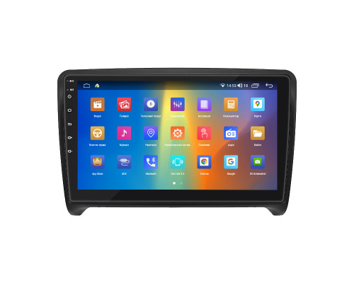 Штатная магнитола Lesko для Audi TT II (8J) 2006-2010 экран 9" 4/64Gb CarPlay 4G Wi-Fi GPS Prime
