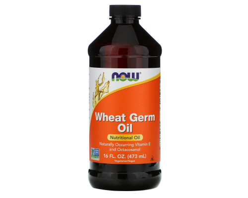 Олія зародків пшениці, Wheat Germ Oil, Now Foods, 473 мл