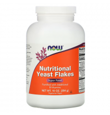 Харчові дріжджі (пластівці), Nutritional Yeast, Now Foods, 284 гр