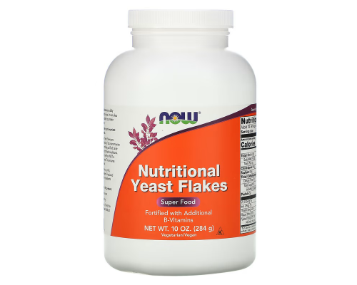 Харчові дріжджі (пластівці), Nutritional Yeast, Now Foods, 284 гр