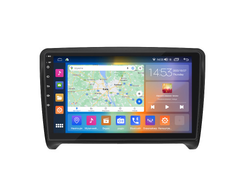 Штатная магнитола Lesko для Audi TT II (8J) Рестайлинг 2010-2014 экран 9" 4/64Gb CarPlay 4G Wi-Fi GPS Prime