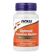 Ферменти для травлення, Optimal Digestive System, Now Foods, 90 вегетаріанських капсул