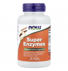 Ензими, Super Enzymes, Now Foods, 90 таблеток