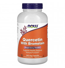 Кверцетин і бромелайн, Quercetin Bromelain, Now Foods, 240 вегетаріанських капсул