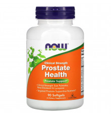 Підтримка простати, Clinical Strength Prostate Health, Now Foods, 90 гелевих капсул