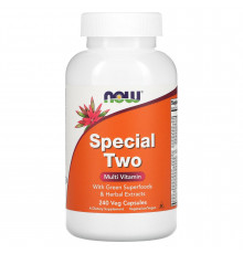 Мультивітаміни, Special Two,  NOW Foods, 240 вегетаріанських капсул