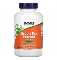 Екстракт зеленого чаю (Green Tea), Now Foods, 400 мг, 250 вегетаріанських капсул