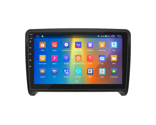 Штатная магнитола Lesko для Audi TTS II (8J) Рестайлинг 2010-2014 экран 9" 2/32Gb CarPlay 4G Wi-Fi GPS Prime