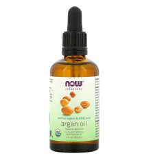 Арганова олія, Argan Oil, Now Foods, Solutions, органічна, сертифікована, 59 мл
