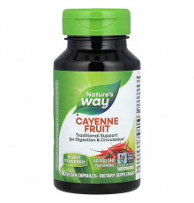 Каєнський перець, Cayenne, Nature's Way, 40000 SHU, 100 капсул