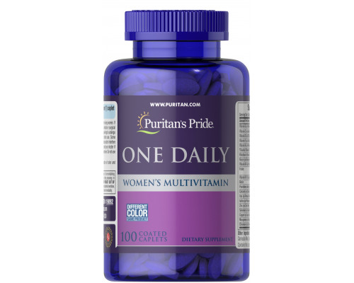 Мультивітаміни для жінок, Women's Multivitamin, Puritan's Pride, 1 в день, 100 каплет