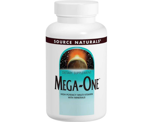 Мультивітаміни з мінералами, Multi-Vitamin with Minerals, Source Naturals, по 1 на день, 30 таблеток