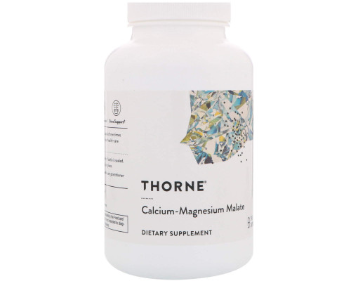 Кальцій і магній малат, Calcium-Magnesium Malate, Thorne, 240 капсул