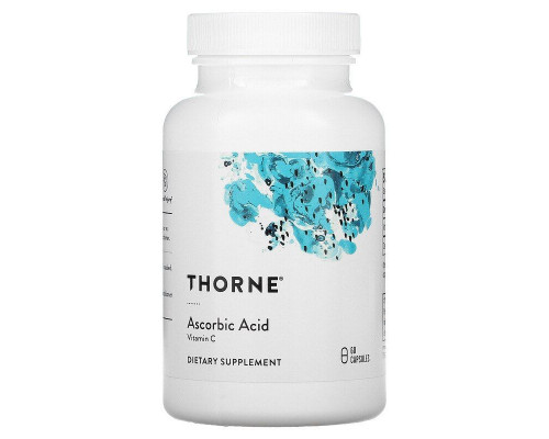 Аскорбінова кислота, Ascorbic Acid, Thorne, вітамін С, 60 капсул