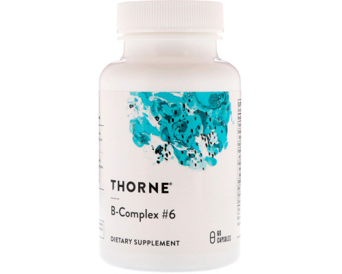 В комплекс, B-Complex # 6, Thorne, 60 капсул