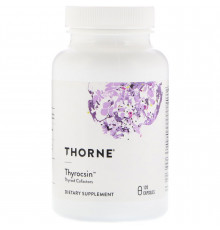 Підтримка щитовидної залози, Thyrocsin, Thorne, 120 капсул