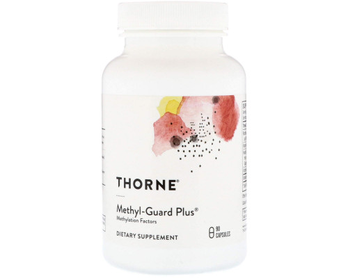 Вітаміни для мозку, Methyl-Guard Plus, Thorne, 90 капсул
