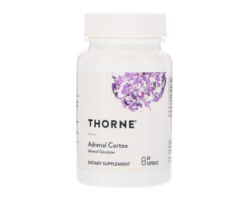 Адренал, підтримка наднирників, Adrenal Cortex, Thorne, 60 капсул