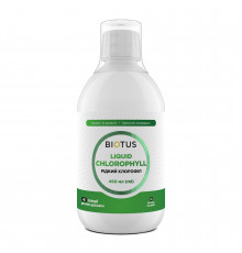 Хлорофіл рідкий, Chlorophyll Liquid, Biotus, природний, 450 мл