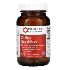 Пробіотики дофілус, Ortho Dophilus, Protocol for Life Balance, 60 рослинних капсул