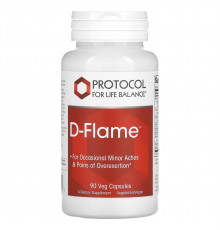 Підтримка здоров'я суглобів та зниження періодичного болю, D-Flame, Protocol for Life Balance, 90 рослинних капсул