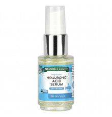 Сироватка для обличчя з гіалуроновою кислотою, Hyaluronic Acid Serum, Nature's Truth, без запаху, 30 мл