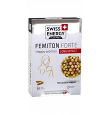 Підтримка при менопаузі, Femiton Forte Woman, Swiss Energy, комплекс продовженої дії, 30 веганських капсул