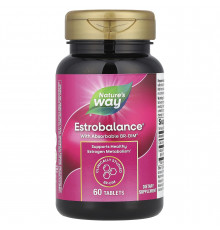 Підтримка гормонального балансу з BR-DIM, що абсорбується, Estrobalance® with Absorbable BR-DIM®, Nature's Way, для жінок, 60 таблеток